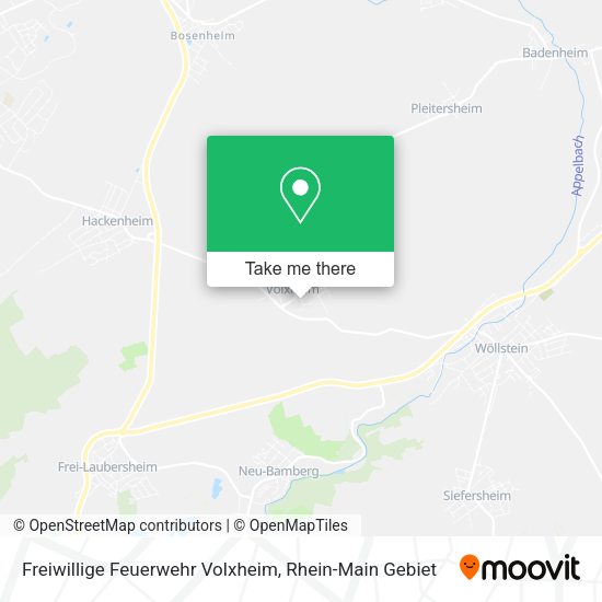 Карта Freiwillige Feuerwehr Volxheim