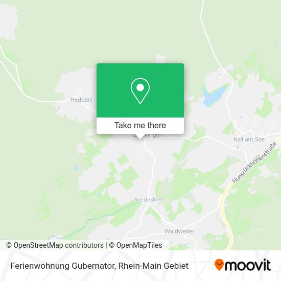 Карта Ferienwohnung Gubernator