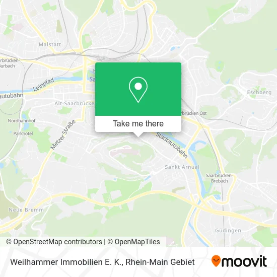 Карта Weilhammer Immobilien E. K.