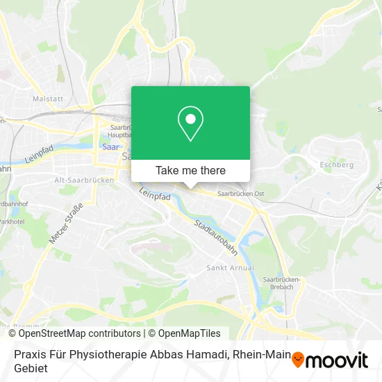 Карта Praxis Für Physiotherapie Abbas Hamadi