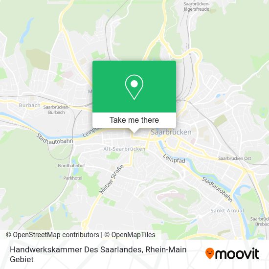 Карта Handwerkskammer Des Saarlandes