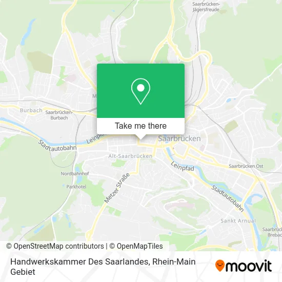 Карта Handwerkskammer Des Saarlandes