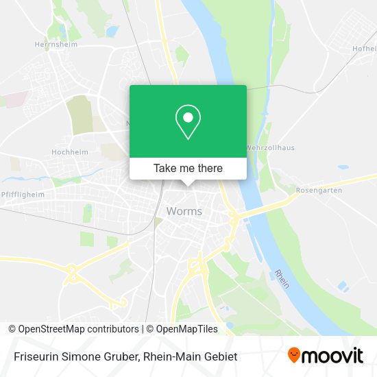 Friseurin Simone Gruber map