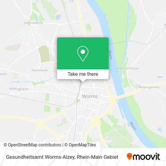 Карта Gesundheitsamt Worms-Alzey