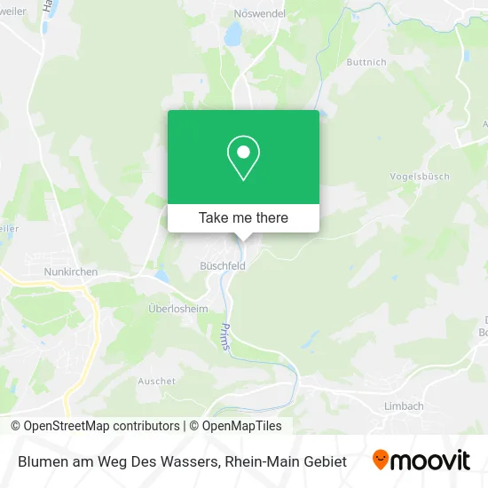 Карта Blumen am Weg Des Wassers