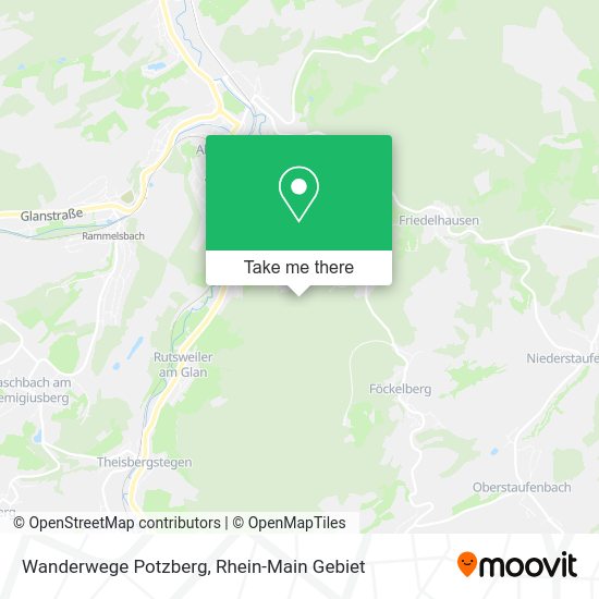 Карта Wanderwege Potzberg
