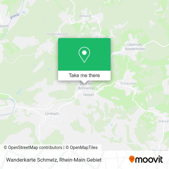 Карта Wanderkarte Schmelz