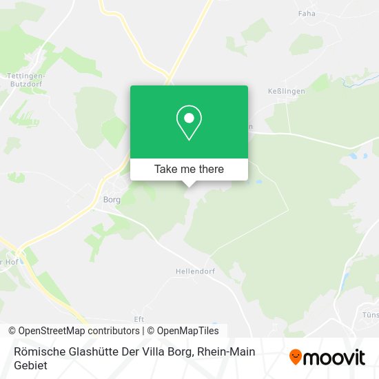 Карта Römische Glashütte Der Villa Borg