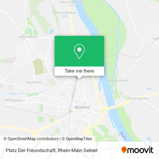 Карта Platz Der Freundschaft