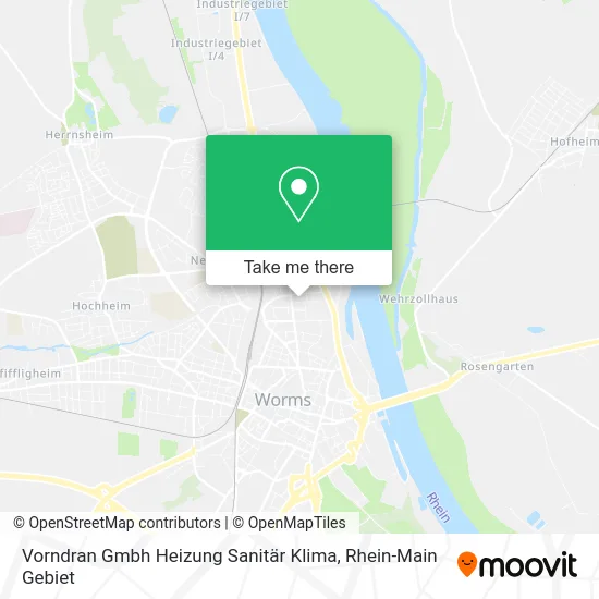 Карта Vorndran Gmbh Heizung Sanitär Klima