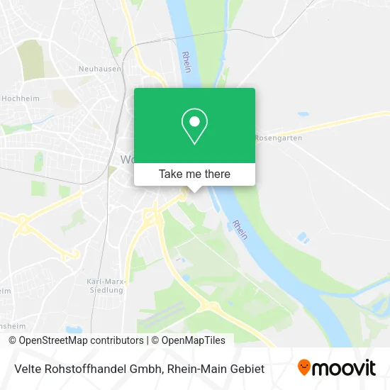 Карта Velte Rohstoffhandel Gmbh
