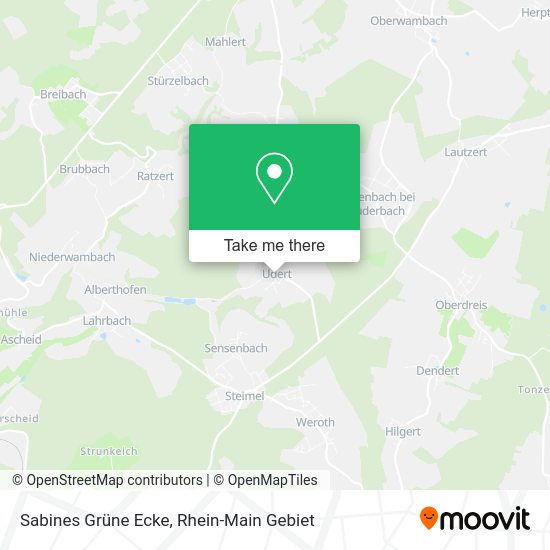Карта Sabines Grüne Ecke