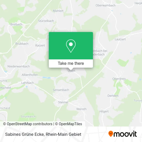 Карта Sabines Grüne Ecke