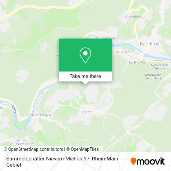 Карта Sammelbehälter Nievern-Miellen 97