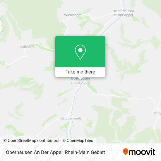 Карта Oberhausen An Der Appel