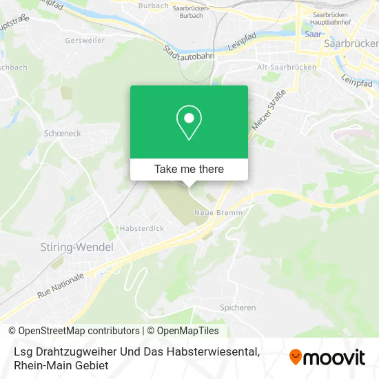 Карта Lsg Drahtzugweiher Und Das Habsterwiesental