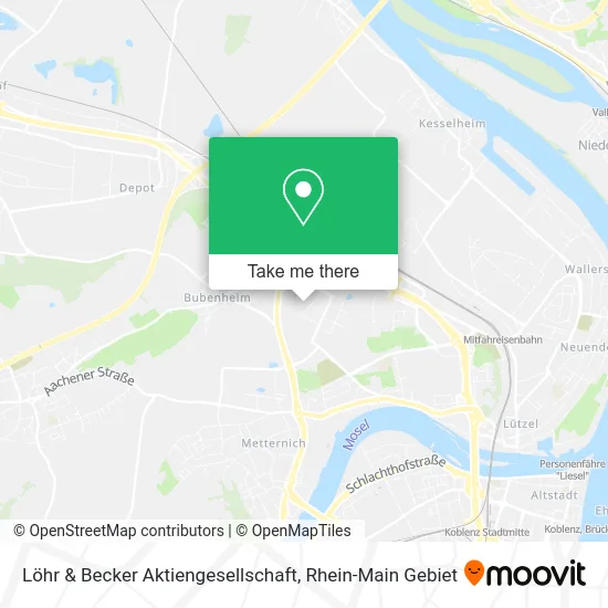 Карта Löhr & Becker Aktiengesellschaft