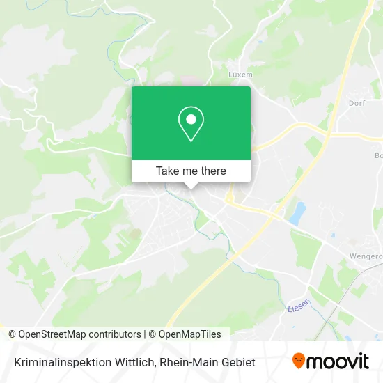 Карта Kriminalinspektion Wittlich
