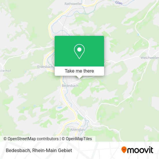Карта Bedesbach
