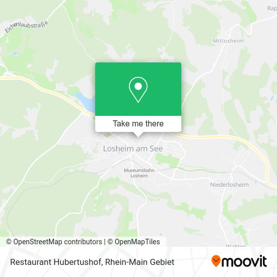 Карта Restaurant Hubertushof