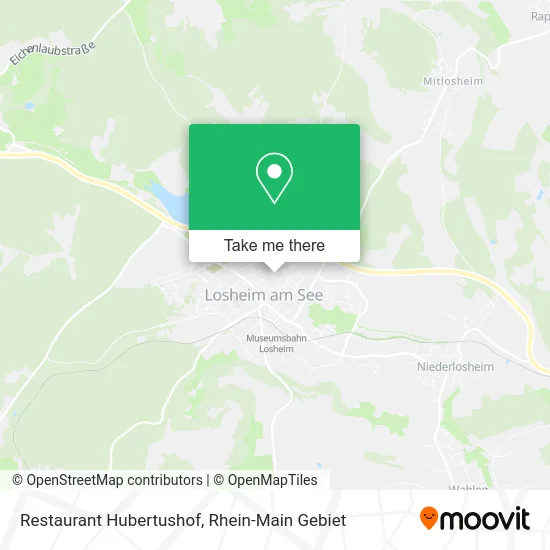 Карта Restaurant Hubertushof