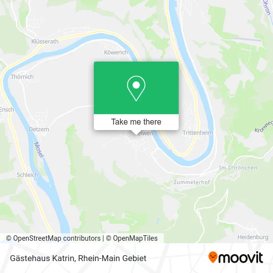 Карта Gästehaus Katrin
