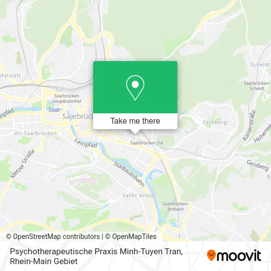 Карта Psychotherapeutische Praxis Minh-Tuyen Tran
