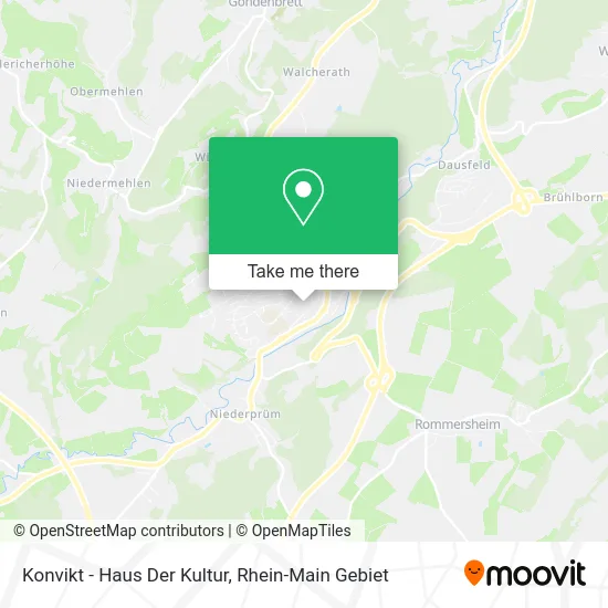 Карта Konvikt - Haus Der Kultur