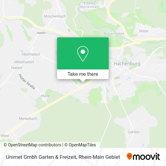 Карта Unimet Gmbh Garten & Freizeit