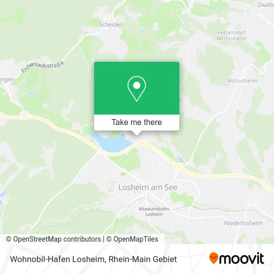 Карта Wohnobil-Hafen Losheim