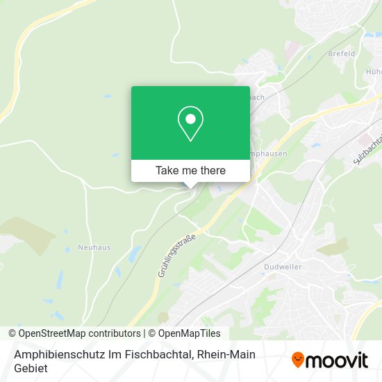 Карта Amphibienschutz Im Fischbachtal