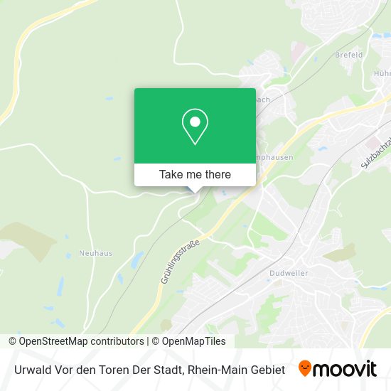 Карта Urwald Vor den Toren Der Stadt