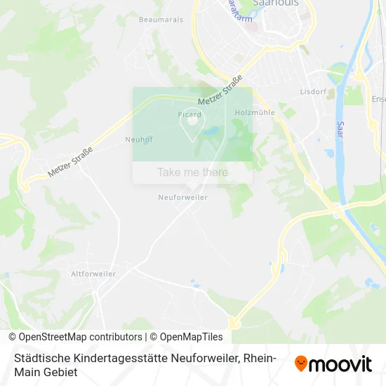 Карта Städtische Kindertagesstätte Neuforweiler