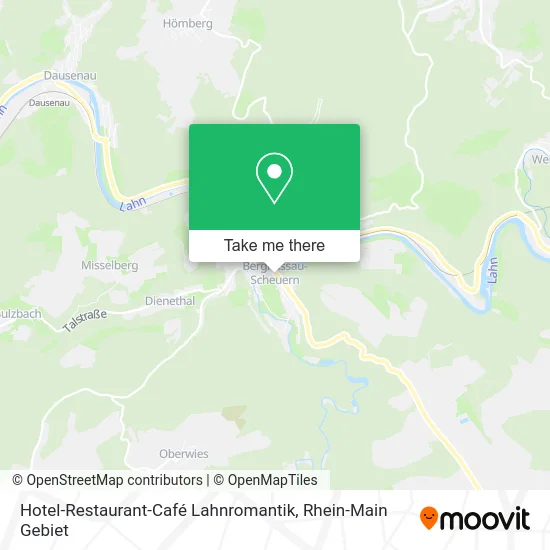 Карта Hotel-Restaurant-Café Lahnromantik