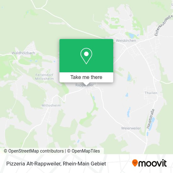 Карта Pizzeria Alt-Rappweiler