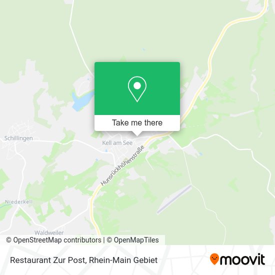 Карта Restaurant Zur Post