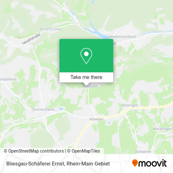 Карта Bliesgau-Schäferei Ernst
