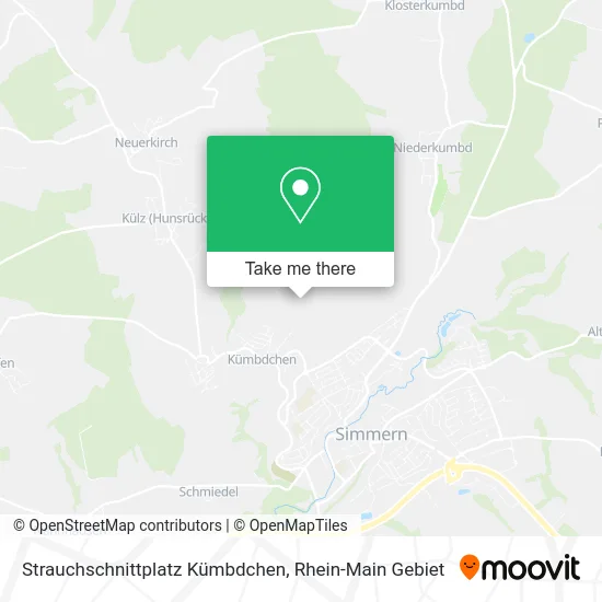 Карта Strauchschnittplatz Kümbdchen