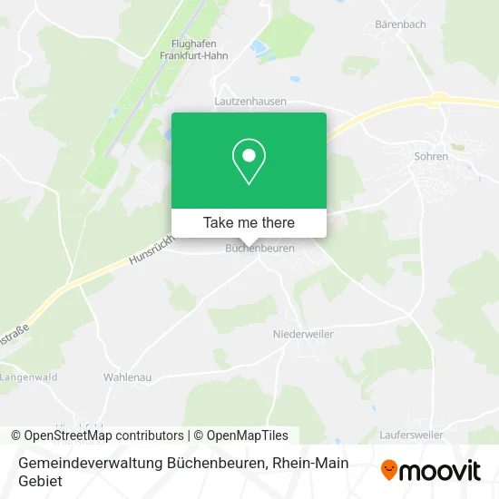 Карта Gemeindeverwaltung Büchenbeuren