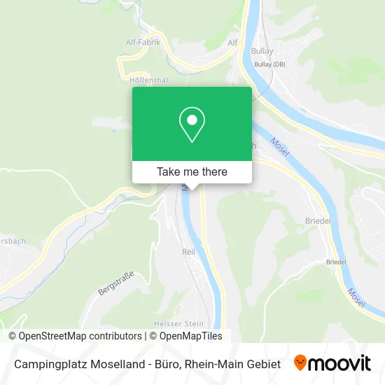 Карта Campingplatz Moselland - Büro