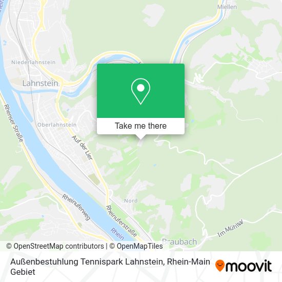Карта Außenbestuhlung Tennispark Lahnstein