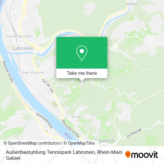 Карта Außenbestuhlung Tennispark Lahnstein