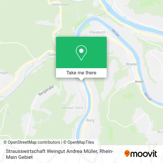 Карта Strausswirtschaft Weingut Andrea Müller