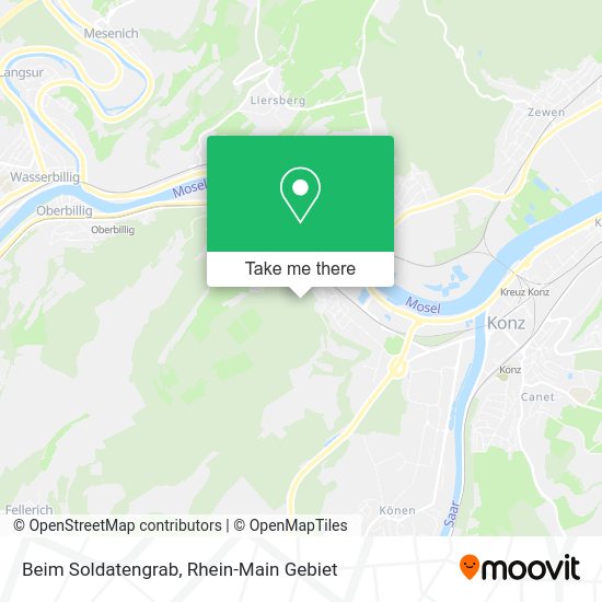 Карта Beim Soldatengrab