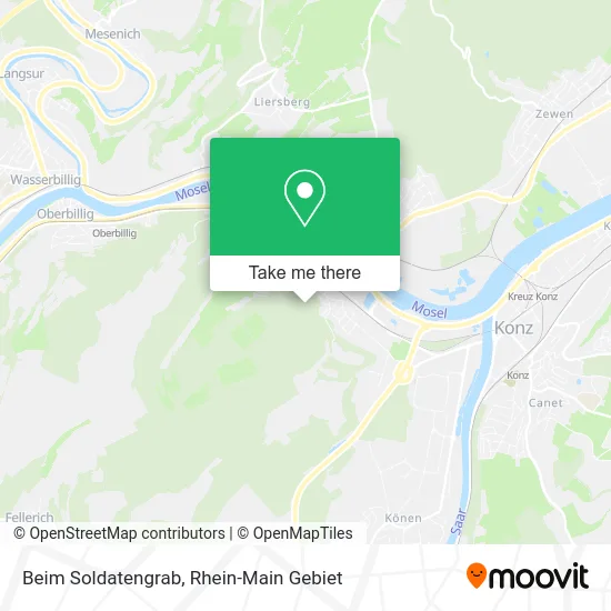Карта Beim Soldatengrab