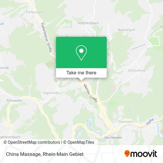 Карта China Massage