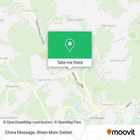 Карта China Massage