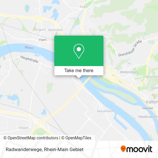 Карта Radwanderwege