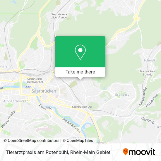 Карта Tierarztpraxis am Rotenbühl
