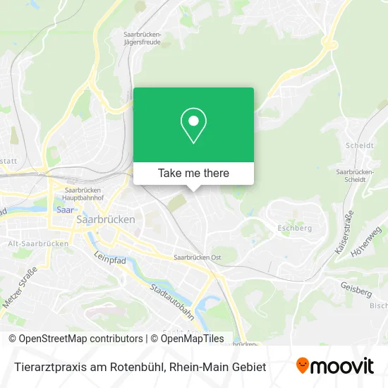 Карта Tierarztpraxis am Rotenbühl
